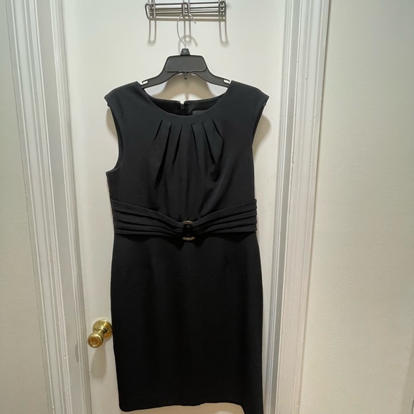 Chelsea Rose Black Sheath Dress Size 12 - Picture 4 of 9